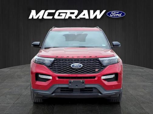 Rapid Red Metallic Tinted Clearcoat 2023 Ford Explorer ST