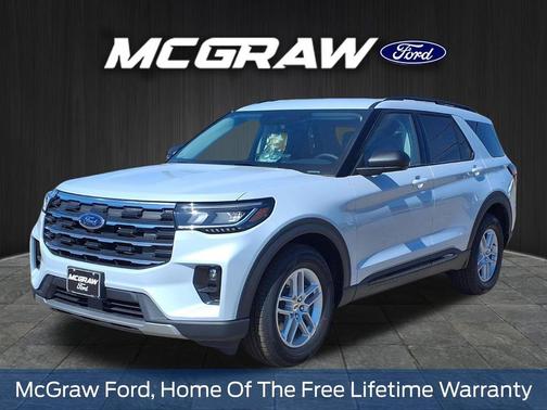 Space White Metallic 2026 Ford Explorer Active w/200A Pkg
