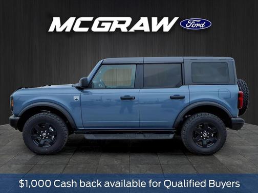 Azure Gray Metallic Tri-Coat 2025 Ford Bronco Big Bend