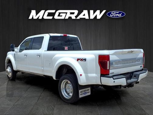 Star White Metallic Tri-Coat 2020 Ford F-450 Platinum