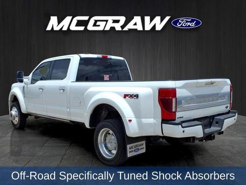 Star White Metallic Tri-Coat 2020 Ford F-450 Platinum