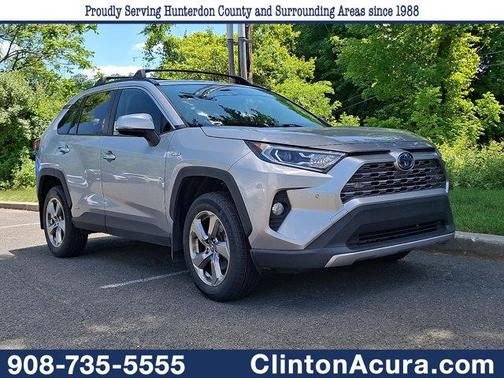 Silver Sky Metallic 2019 Toyota RAV4 Hybrid Limited