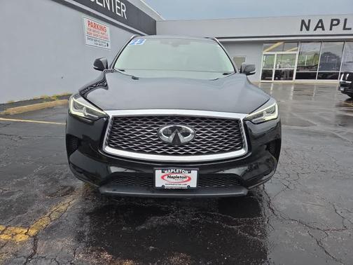 Black Obsidian 2023 INFINITI QX50 Luxe