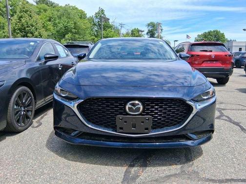 Deep Crystal Blue Mica 2026 Mazda Mazda3 FWD w/Preferred Package
