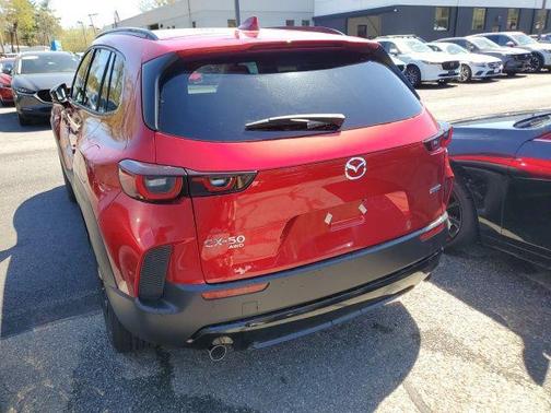 Soul Red Crystal Metallic 2025 Mazda CX-50 Hybrid Premium Package