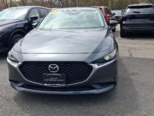 Machine Gray Metallic 2025 Mazda Mazda3 2.5 S Select Sport