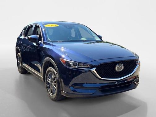 Crystal Blue 2021 Mazda CX-5 Touring