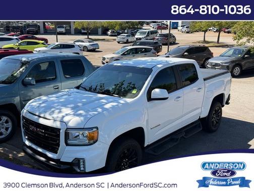 Summit White 2022 GMC Canyon ELEVATION