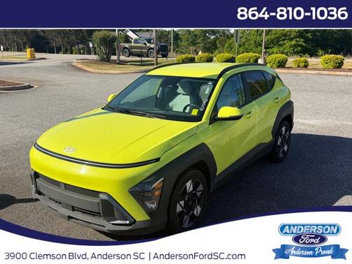 Yellow 2024 Hyundai KONA SEL