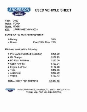 2022 Ford Edge SE