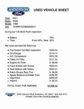 2021 RAM 1500 Classic SLT