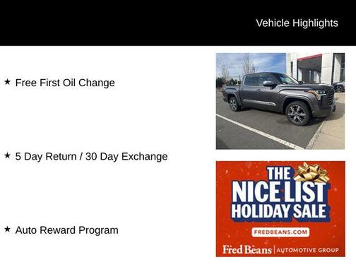 2022 Toyota Tundra Hybrid Capstone