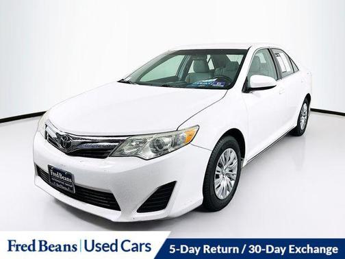 Super White 2013 Toyota Camry LE