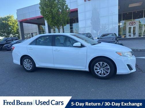 Super White 2013 Toyota Camry LE
