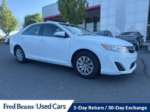 Super White 2013 Toyota Camry LE