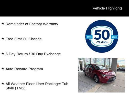 2025 Toyota Corolla LE