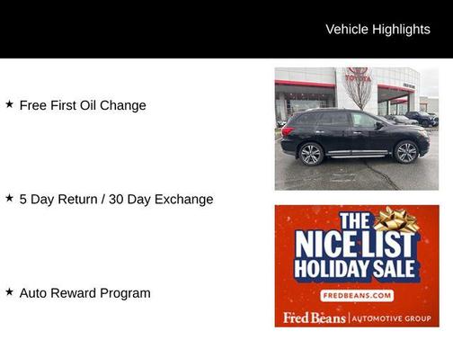 2019 Nissan Pathfinder Platinum