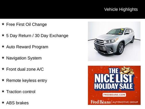 2019 Toyota Highlander XLE