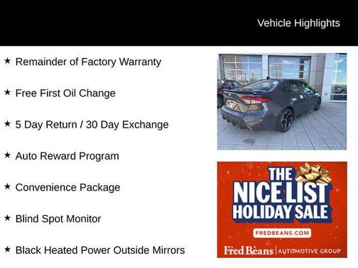 2025 Toyota Corolla FX