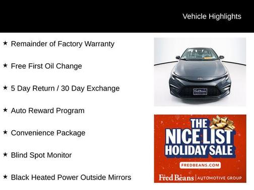 2025 Toyota Corolla FX