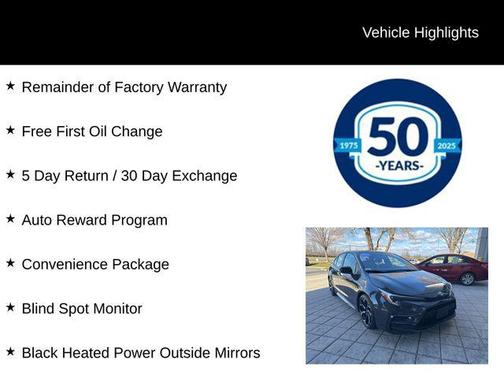 2025 Toyota Corolla FX