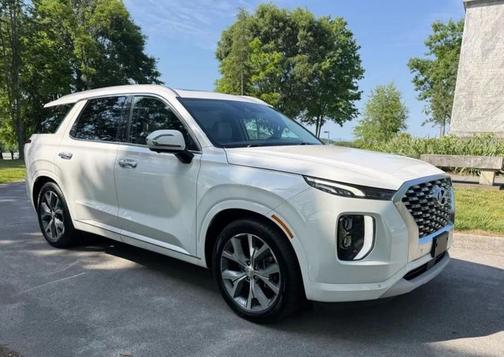 Hyper White 2021 Hyundai PALISADE Limited