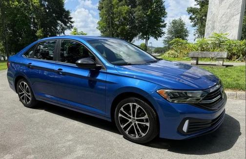 Rising Blue Metallic 2023 Volkswagen Jetta 1.5T Sport