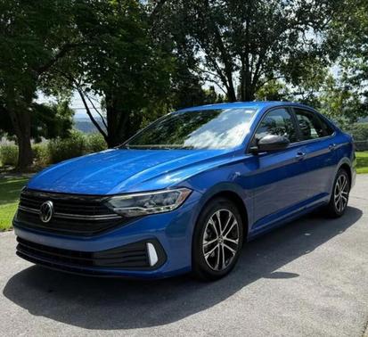 Rising Blue Metallic 2023 Volkswagen Jetta 1.5T Sport