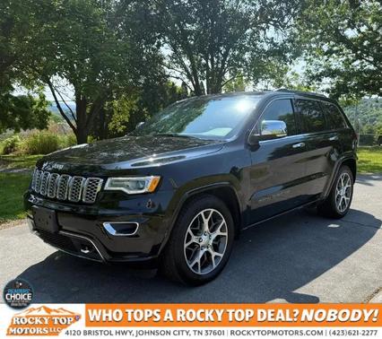 Diamond Black Crystal Pearlcoat 2019 Jeep Grand Cherokee Overland