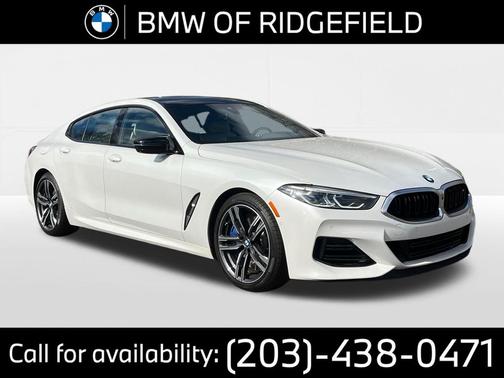 Mineral White Metallic 2023 BMW M850 Gran Coupe xDrive