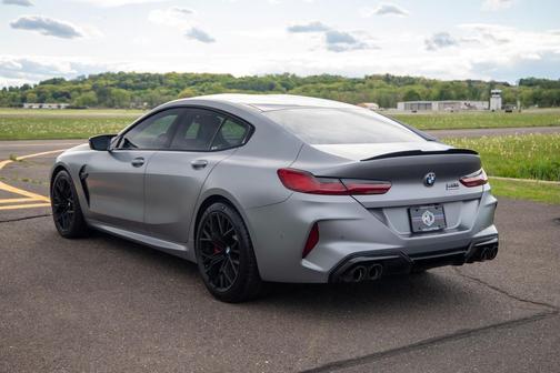 Frozen Pure Grey Metallic 2023 BMW M8 Gran Coupe Competition