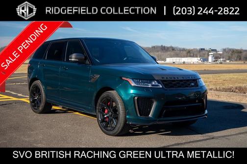 British Racing Green 2022 Land Rover Range Rover Sport SVR