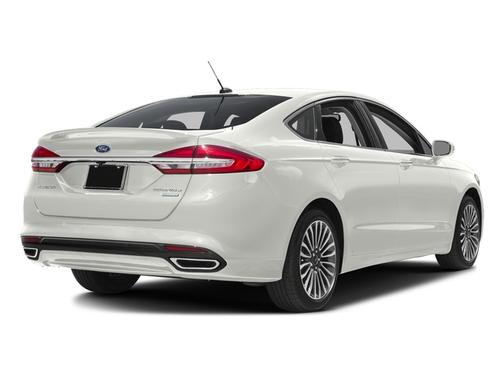 White Platinum Clearcoat Metallic 2018 Ford Fusion Titanium