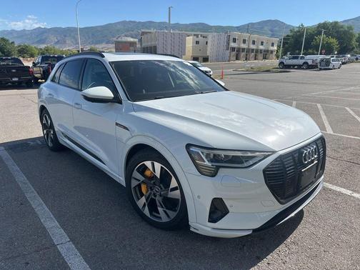 Glacier White 2021 Audi e-tron Premium