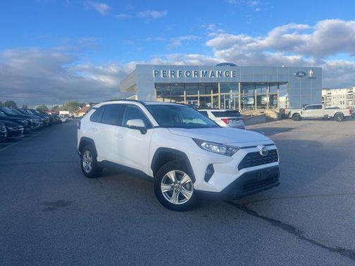 Super White 2021 Toyota RAV4 XLE