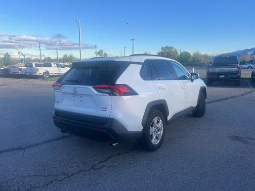 Super White 2021 Toyota RAV4 XLE