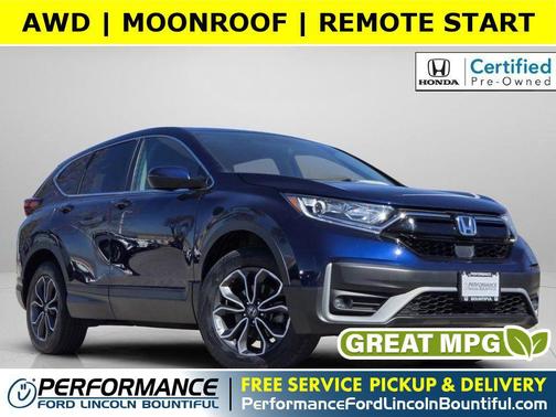 Aegean Blue Metallic 2020 Honda CR-V EX