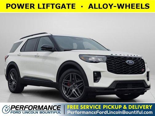 Star White Metallic Tri-Coat 2026 Ford Explorer ST