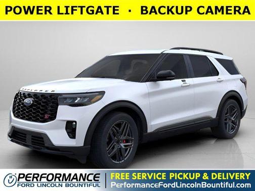 Star White Metallic Tri-Coat 2026 Ford Explorer ST