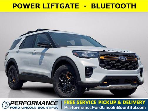 Space White Metallic 2026 Ford Explorer Tremor