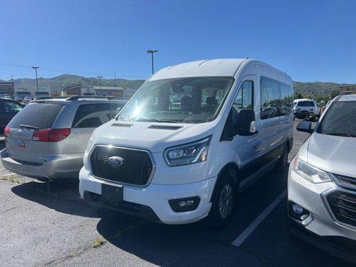 Oxford White 2023 Ford Transit-350 XLT