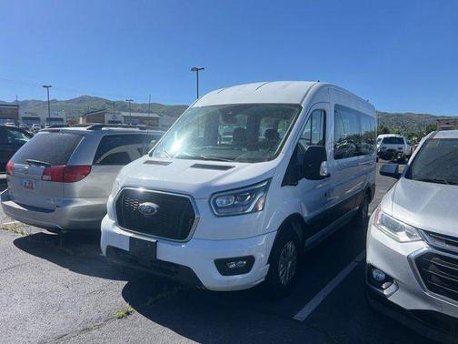Oxford White 2023 Ford Transit-350 XLT