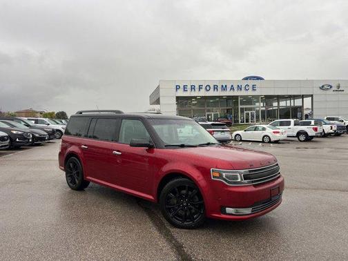 Ruby Red 2018 Ford Flex Limited w/EcoBoost
