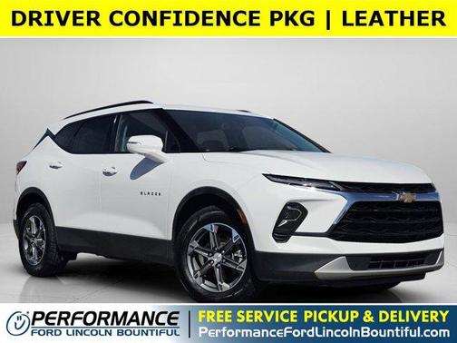 Summit White 2024 Chevrolet Blazer 3LT