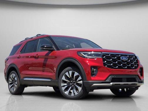Rapid Red Metallic TC 2026 Ford Explorer Platinum