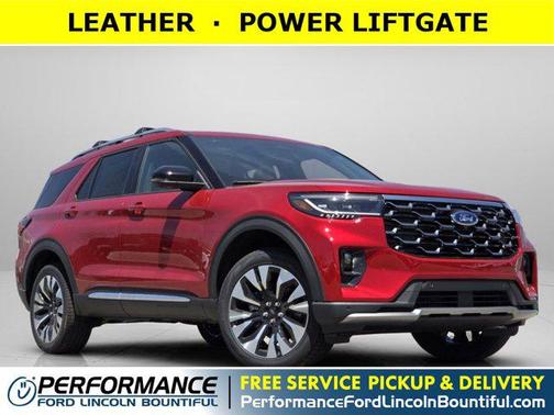 Rapid Red Metallic TC 2026 Ford Explorer Platinum