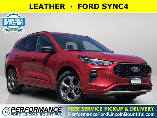 Red Metallic 2024 Ford Escape ST-Line