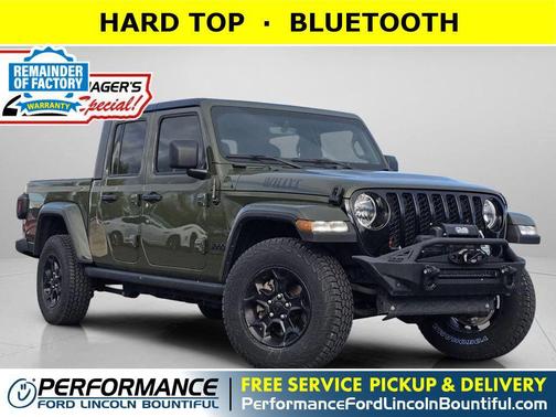 Sarge Green Clearcoat 2023 Jeep Gladiator Willys