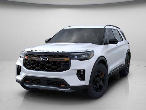 Star White Metallic Tri-Coat 2026 Ford Explorer Tremor