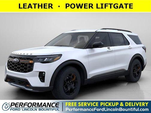 Star White Metallic Tri-Coat 2026 Ford Explorer Tremor